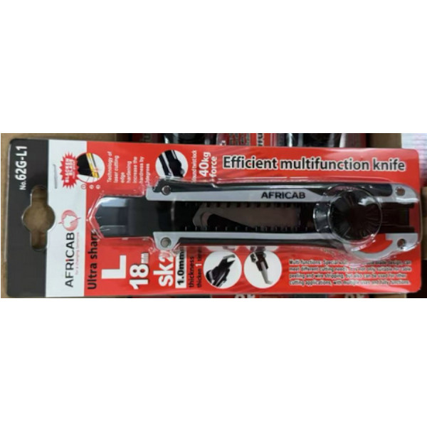 Utility Knife 2 in 1 Africab 18MM Blade